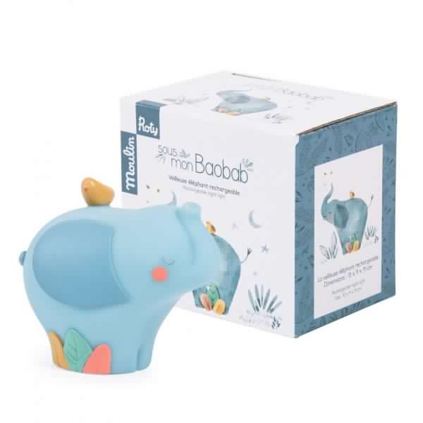 Luce notturna elefante - Moulin Roty - 0 